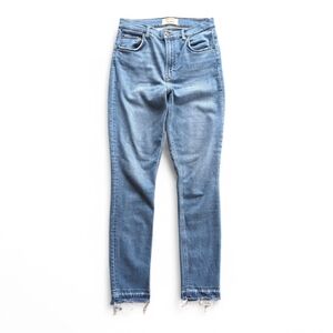 Reformation High And Skinny Released Hem Jeans Women's Sz 28 Rhine Wash Stretch‎